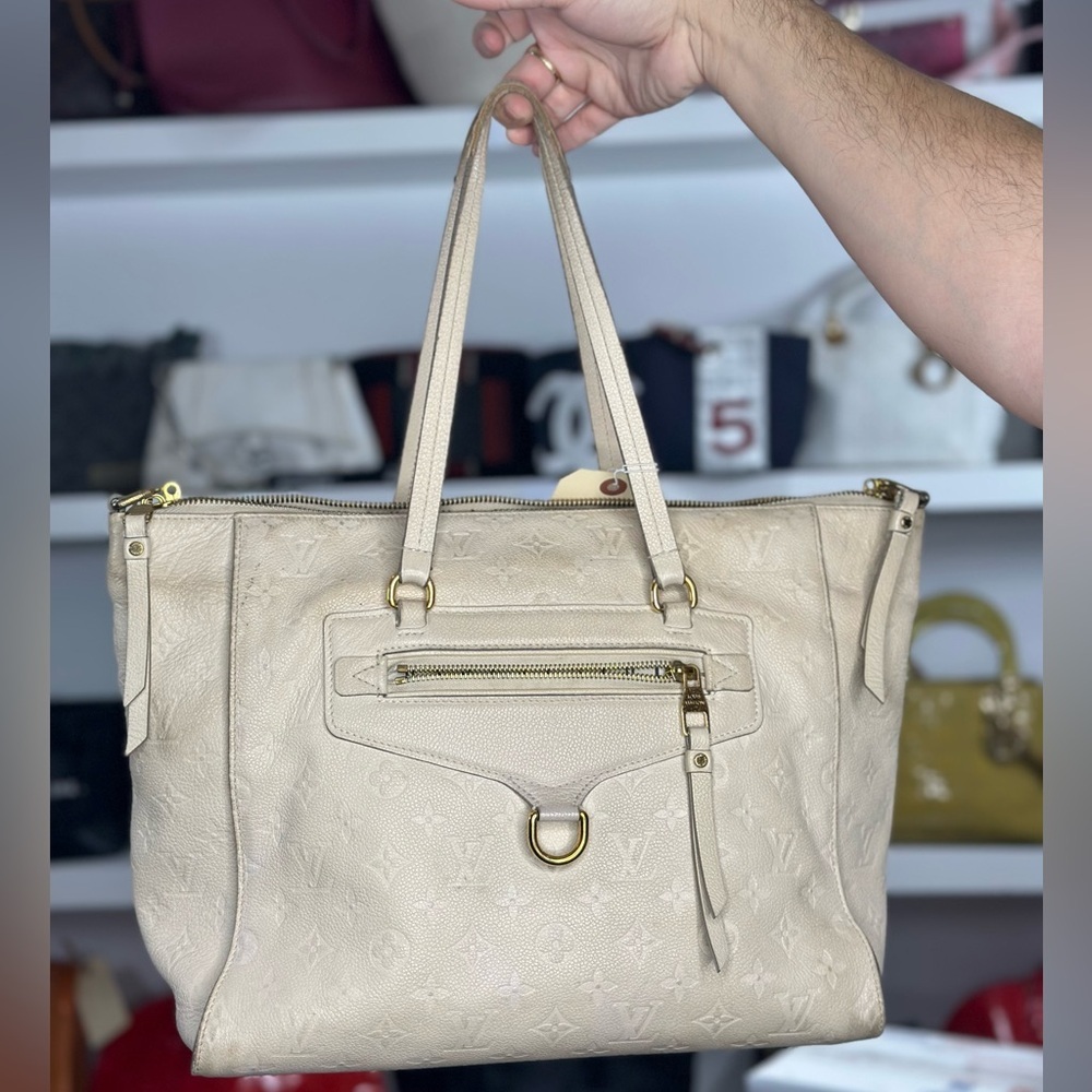 LV Leather Tote with D Rings